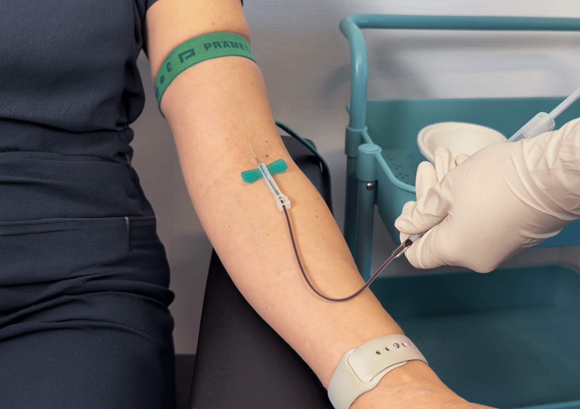 Blutentnahme großes Blutbild PreventicsOne Check-up Düsseldorf